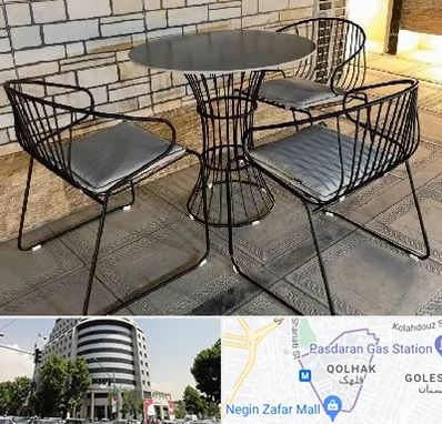 فروش میز و صندلی فلزی در قلهک 