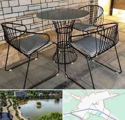 فروش میز و صندلی فلزی در لنگرود