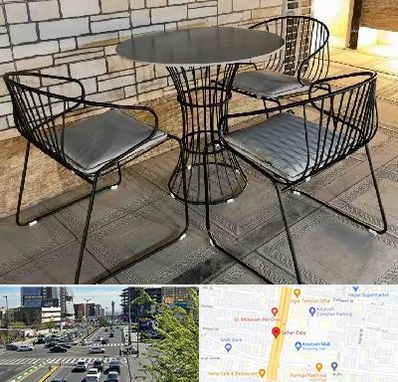 فروش میز و صندلی فلزی در ستاری 