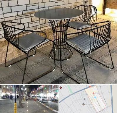 فروش میز و صندلی فلزی در باغ فیض اسلامشهر 
