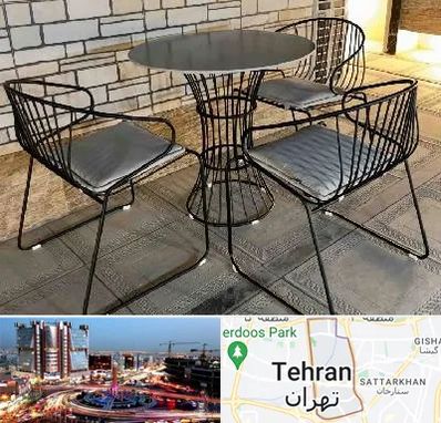 فروش میز و صندلی فلزی در صادقیه 