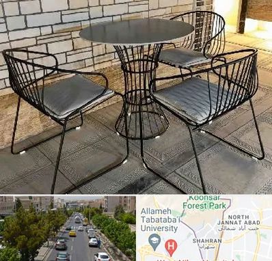 فروش میز و صندلی فلزی در شهران 