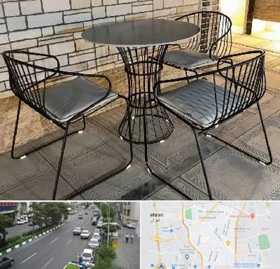 فروش میز و صندلی فلزی در ستارخان 