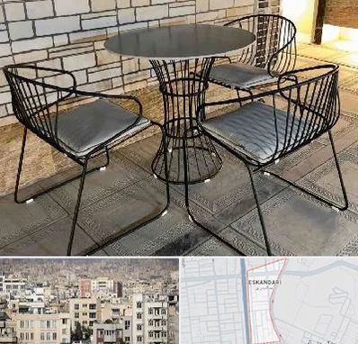 فروش میز و صندلی فلزی در اسکندری