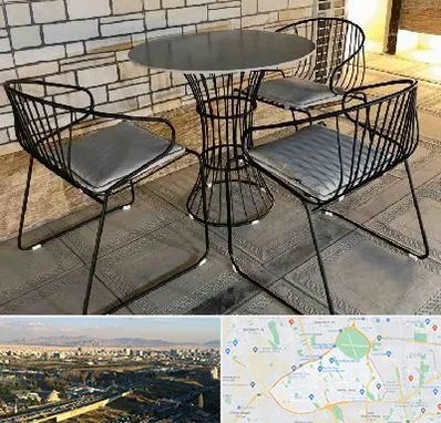 فروش میز و صندلی فلزی در منطقه 19 تهران 