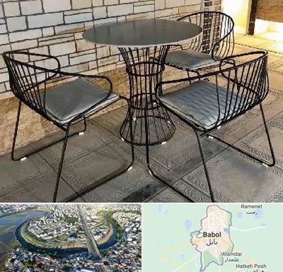 فروش میز و صندلی فلزی در بابل