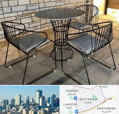 فروش میز و صندلی فلزی در قیطریه 