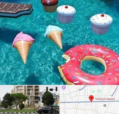 فروش لوازم بادی در میدان فردوسی تهران