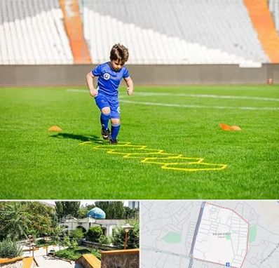 مدرسه فوتبال در باغمیشه تبریز