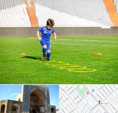 مدرسه فوتبال در مصلی مشهد