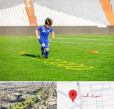 مدرسه فوتبال در شهرک گلستان