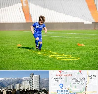 مدرسه فوتبال در شهرک غرب تهران