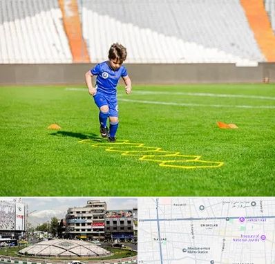 مدرسه فوتبال در مرکز تهران