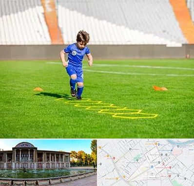 مدرسه فوتبال در عفیف آباد شیراز