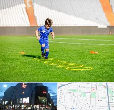 مدرسه فوتبال در بلوار اباذر