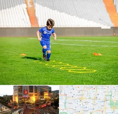 مدرسه فوتبال در جنت آباد تهران