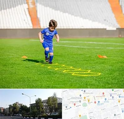 مدرسه فوتبال در میدان کاج