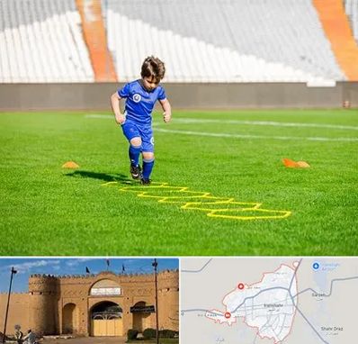 مدرسه فوتبال در ایرانشهر