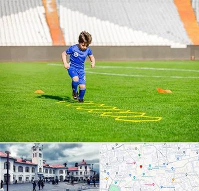 مدرسه فوتبال در میدان شهرداری رشت