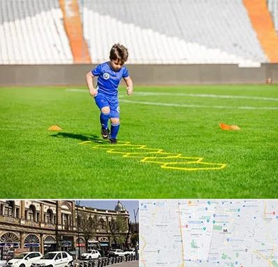 مدرسه فوتبال در منطقه 11 تهران