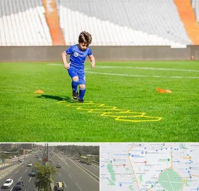 مدرسه فوتبال در منطقه 17 تهران