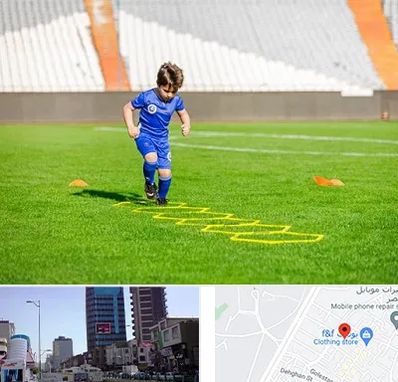 مدرسه فوتبال در چهارراه طالقانی کرج