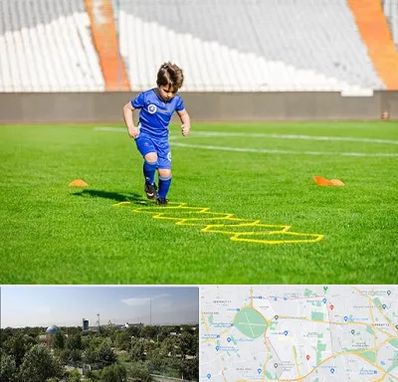 مدرسه فوتبال در منطقه 16 تهران