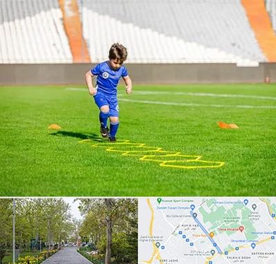 مدرسه فوتبال در قدوسی غربی شیراز