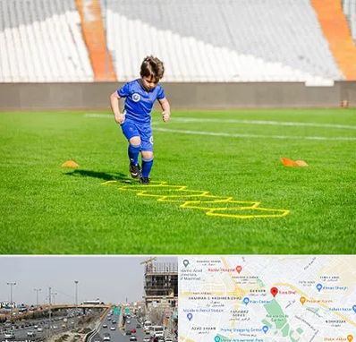 مدرسه فوتبال در بلوار توس مشهد