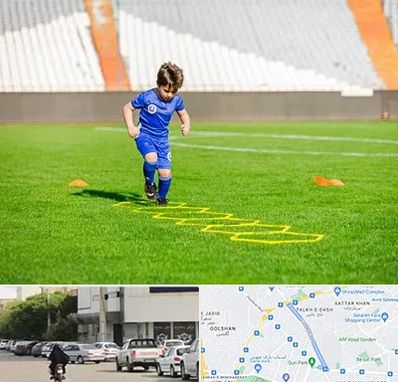 مدرسه فوتبال در قدوسی شرقی شیراز