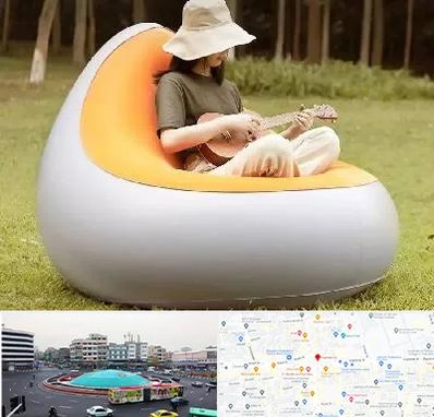 فروش صندلی بادی در میدان انقلاب 