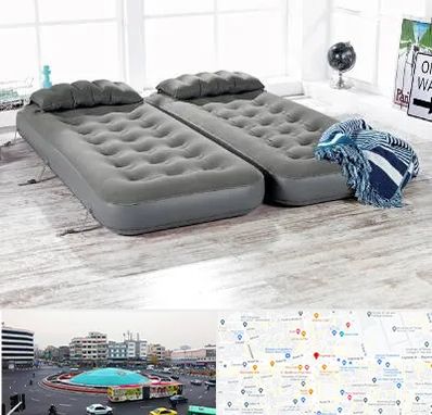 فروش تشک بادی در میدان انقلاب 