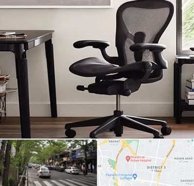 فروش صندلی کارمندی در ظفر 
