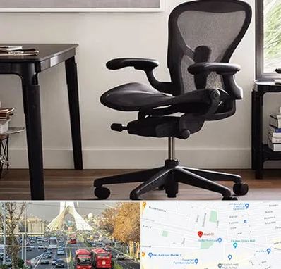 فروش صندلی کارمندی در خیابان آزادی 