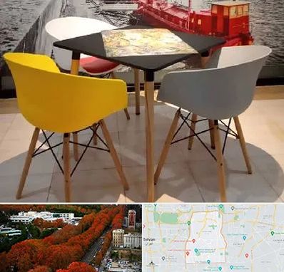 تولیدی میز و صندلی در منطقه 6 تهران 
