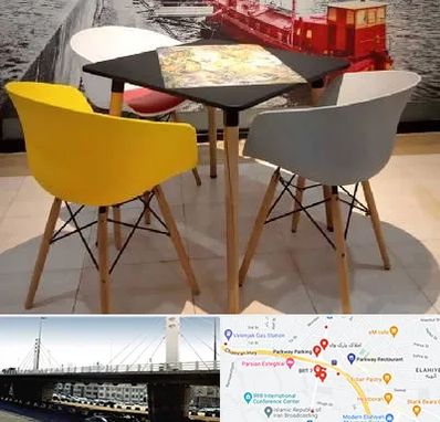 تولیدی میز و صندلی در پارک وی 