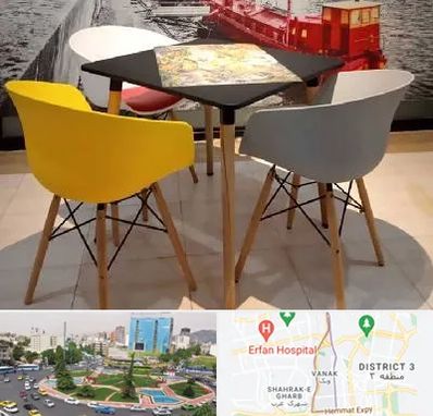 تولیدی میز و صندلی در ونک 