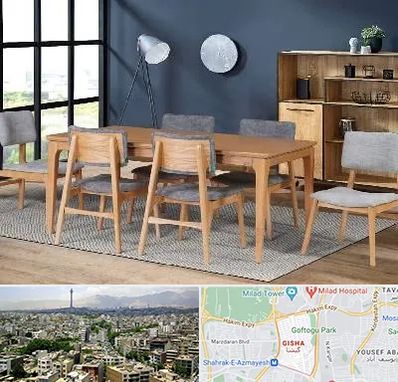 تولیدی میز ناهار خوری در گیشا 