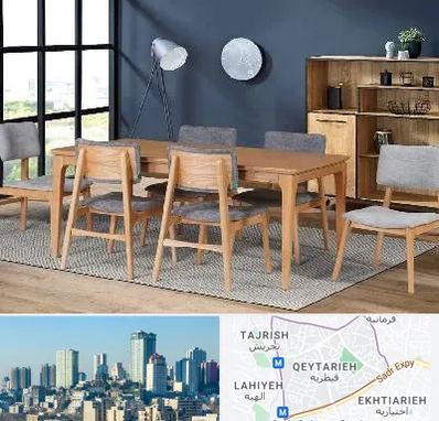 تولیدی میز ناهار خوری در قیطریه 