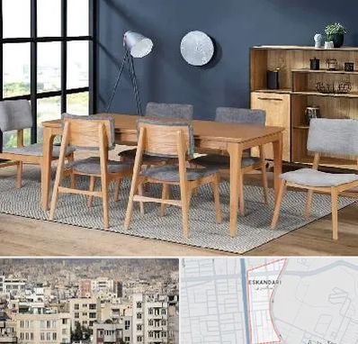 تولیدی میز ناهار خوری در اسکندری