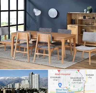 تولیدی میز ناهار خوری در شهرک غرب 