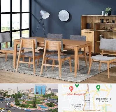 تولیدی میز ناهار خوری در ونک 