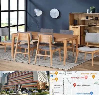 تولیدی میز ناهار خوری در سهروردی 