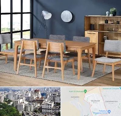 تولیدی میز ناهار خوری در ولنجک 