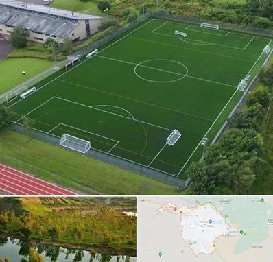 زمین فوتبال در بهبهان