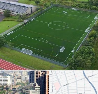 زمین فوتبال در خیابان بهشتی