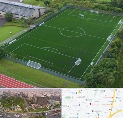 زمین فوتبال در آیت الله کاشانی