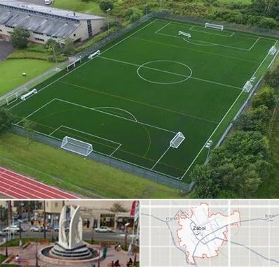 زمین فوتبال در زابل