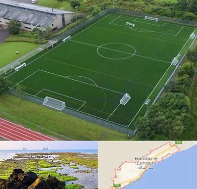 زمین فوتبال در بندرلنگه