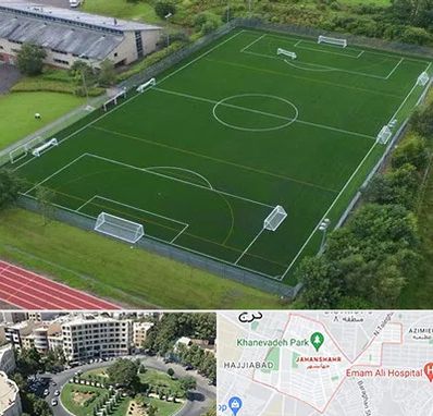 زمین فوتبال در جهانشهر کرج